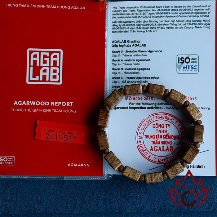 Vòng Trầm Hương Hạt Lách | Trầm Tốc Banh Tự Nhiên